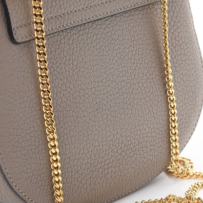 Chloe Grained Lambskin Mini Drew Shoulder Bag Motty Grey 8 of 8
