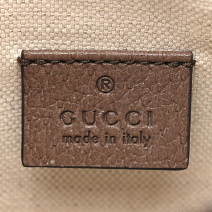 Gucci GG Supreme Monogram Mini Neo Vintage Double Zip Messenger Bag Beige New Acero Crop 6 of 10