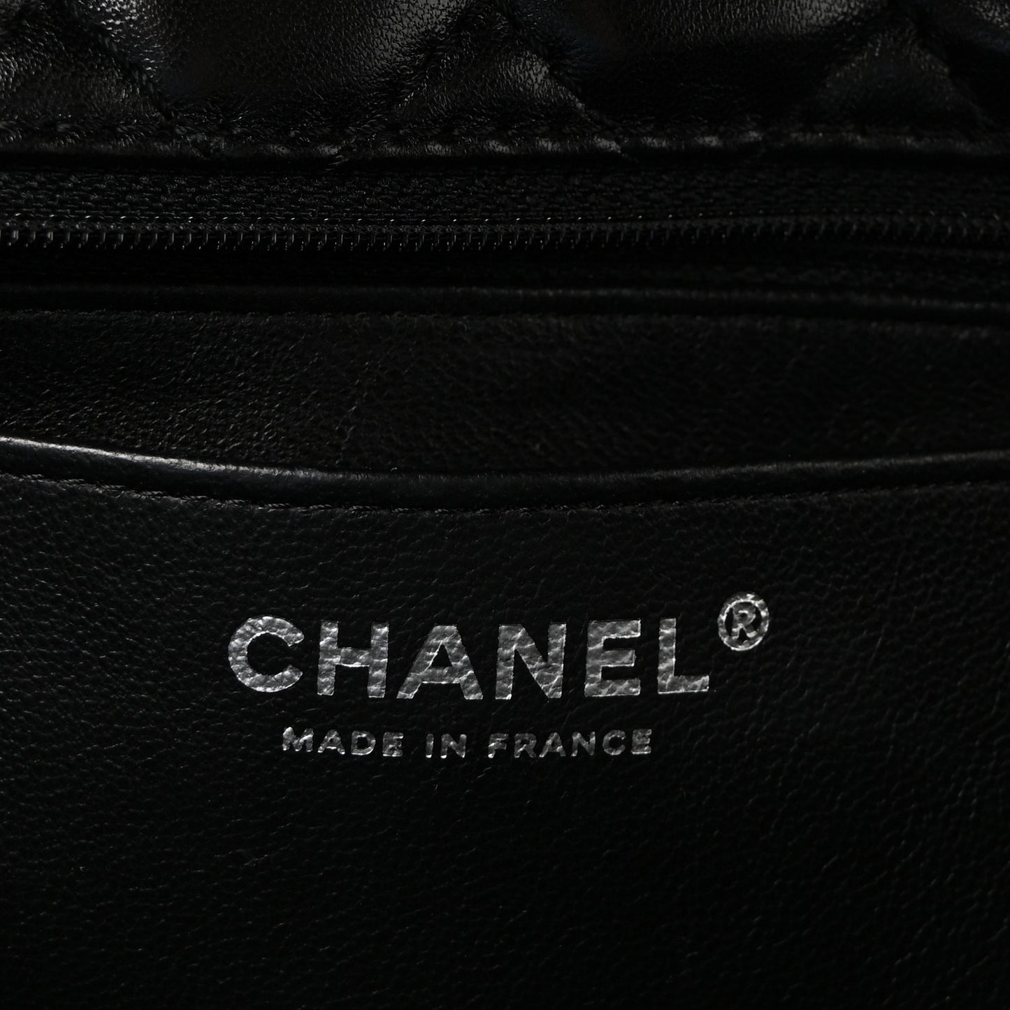 Lambskin Embroidered Camellia Follies Flap Black