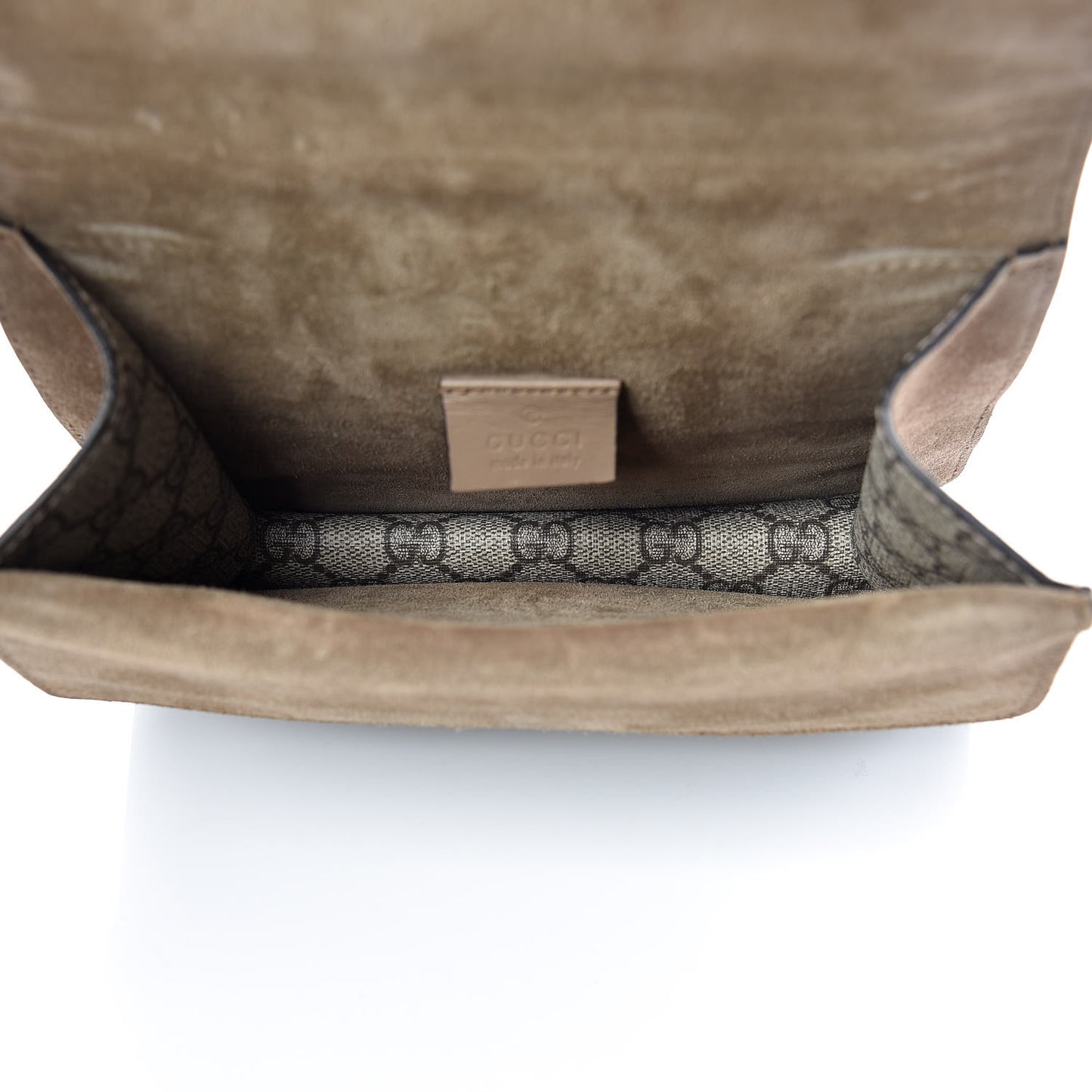 GG Supreme Monogram Mini Dionysus Shoulder Bag Taupe