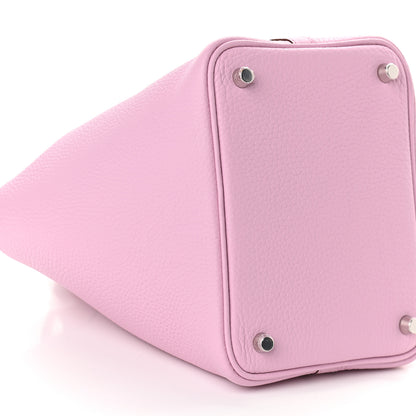 Hermes Taurillon Clemence Picotin Lock 18 PM Mauve Sylvestre 8 of 11
