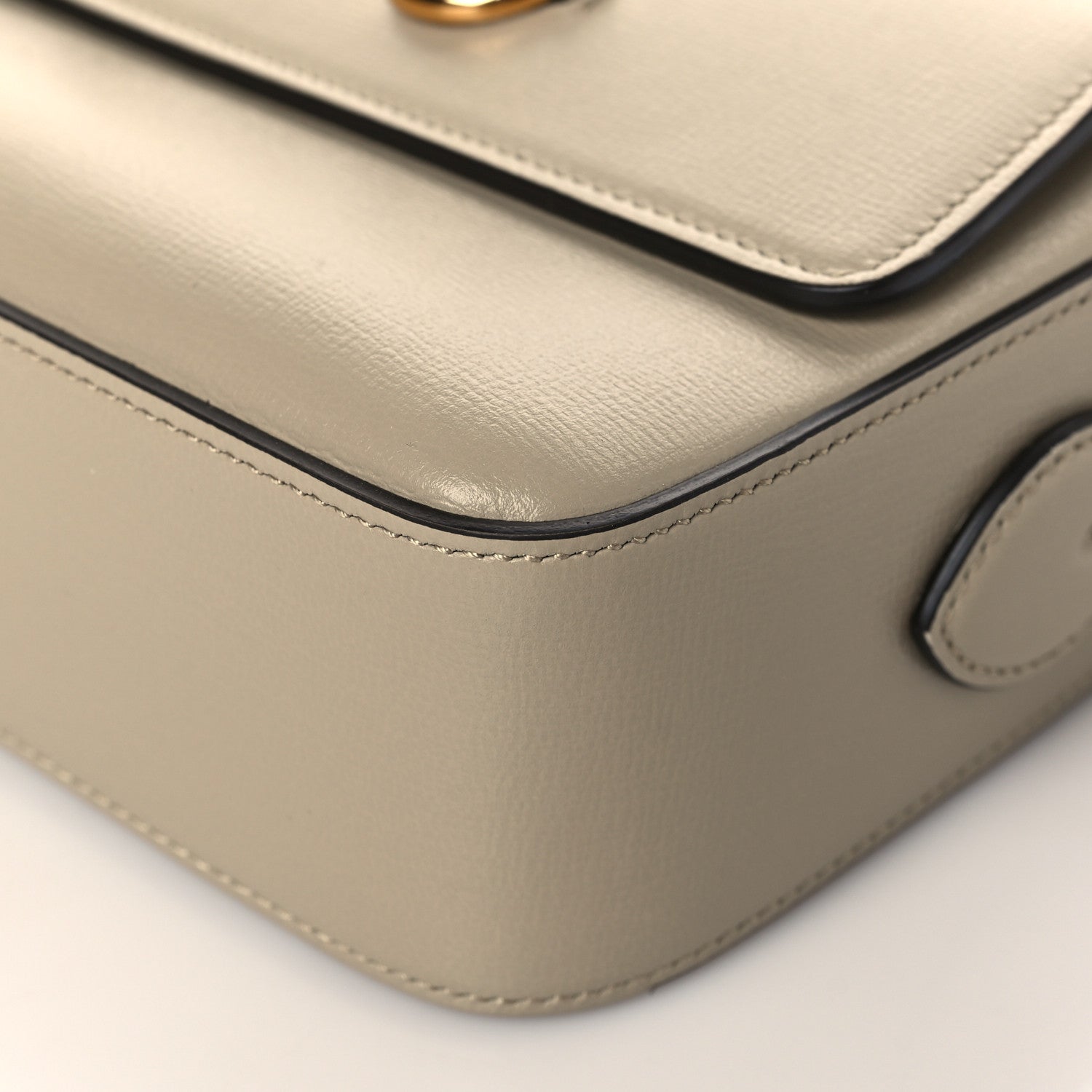 Gucci Azalea Calfskin Small Horsebit 1955 Shoulder Bag Oatmeal 10 of 11