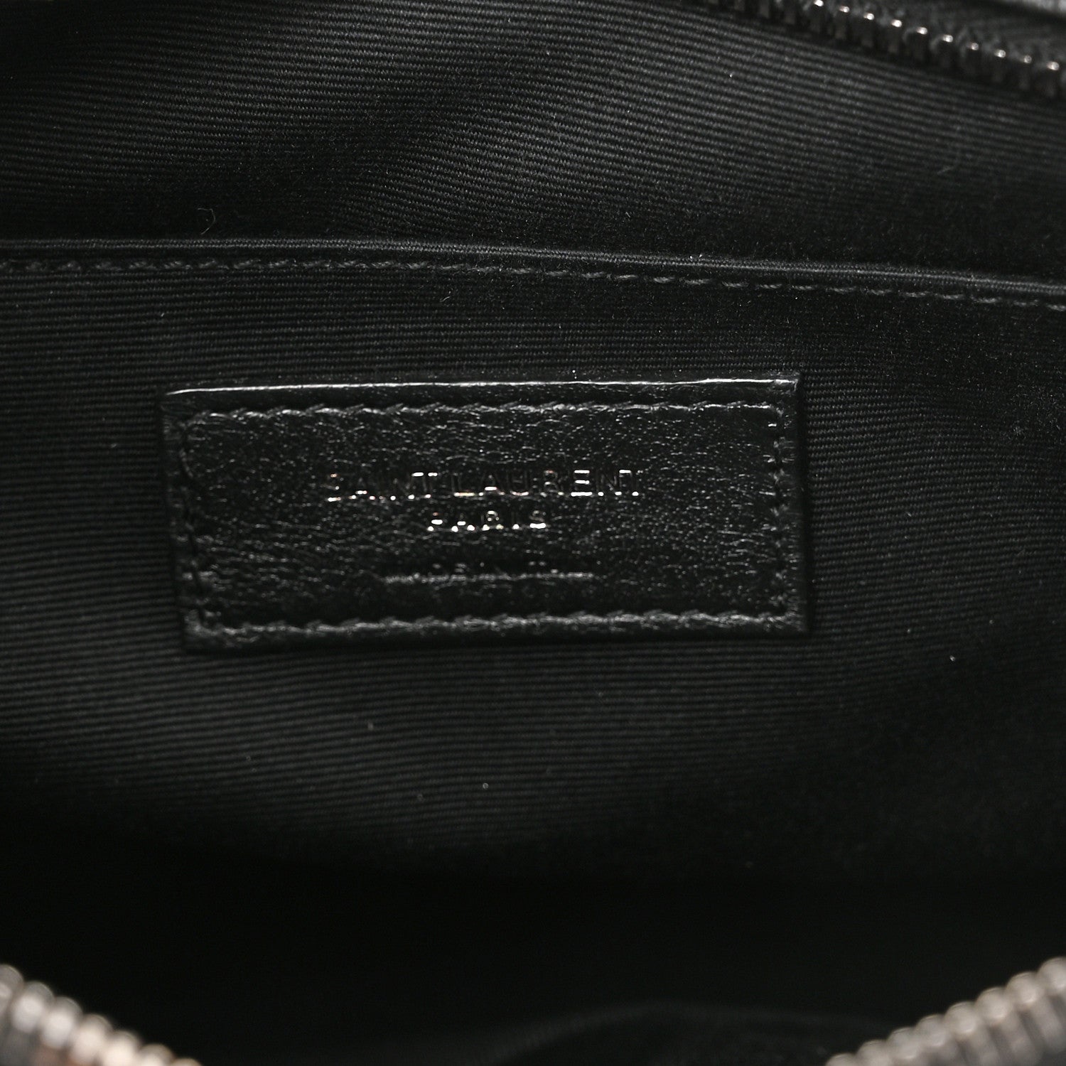 Saint Laurent Calfskin Matelasse Monogram Lou Camera Bag Black 7 of 12