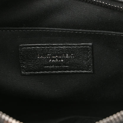 Saint Laurent Calfskin Matelasse Monogram Lou Camera Bag Black 7 of 12