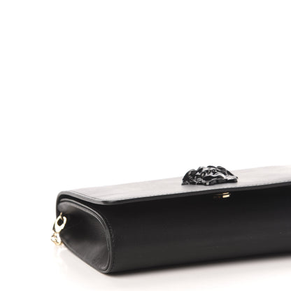 Versace Vitello Palazzo Medusa Evening Clutch Bag Black 8 of 12