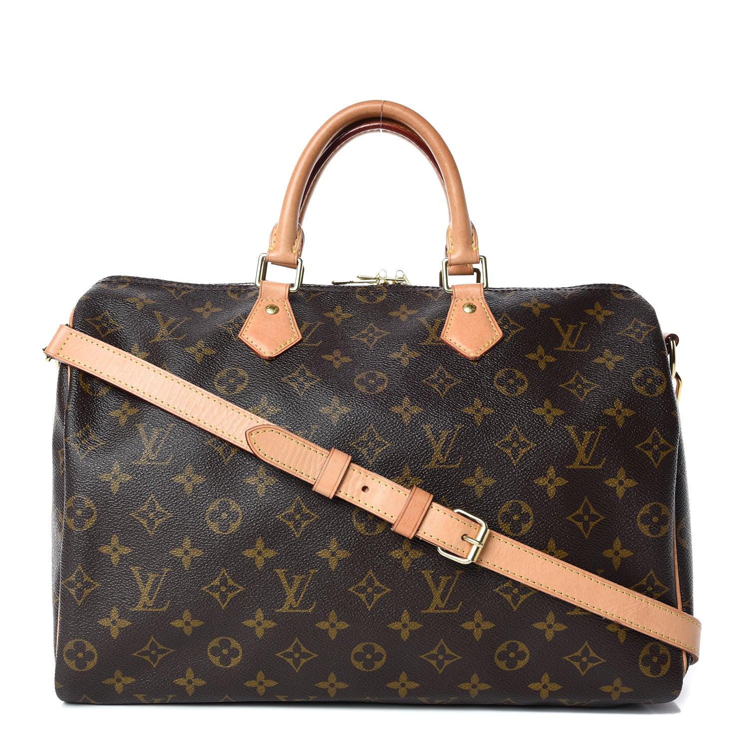 Louis Vuitton Monogram Speedy Bandouliere 35 1 of 12