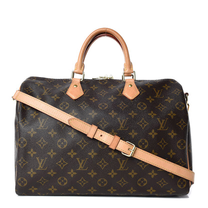 Louis Vuitton Monogram Speedy Bandouliere 35 1 of 12