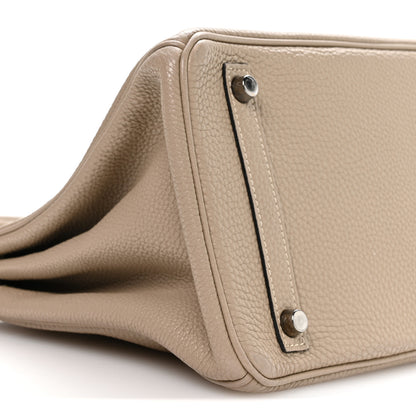 Hermes Togo Birkin 30 Gris Tourterelle 9 of 11