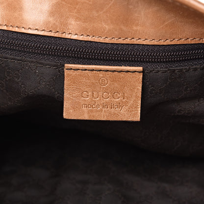 Gucci Calfskin Web Lobster Clasp Lock Jackie O Hobo Brown 6 of 18