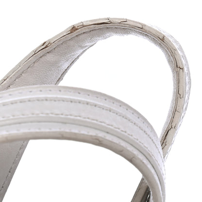 Christian Dior Lambskin Woven Dior Soft Shopping Tote White 6 of 6