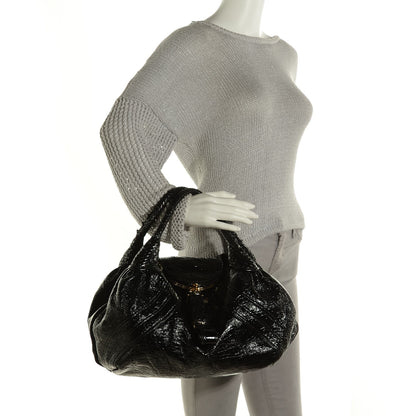 Fendi Patent Crispe Spy Nero Black 2 of 9