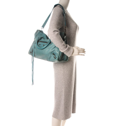 Balenciaga Chevre Classic Hardware City Bleu India 2 of 10