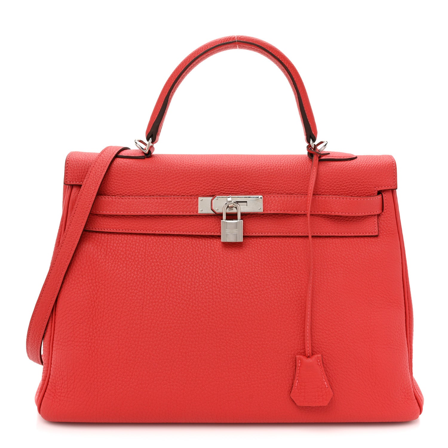Hermes Togo Kelly Retourne 35 Rouge Pivoine 1 of 18