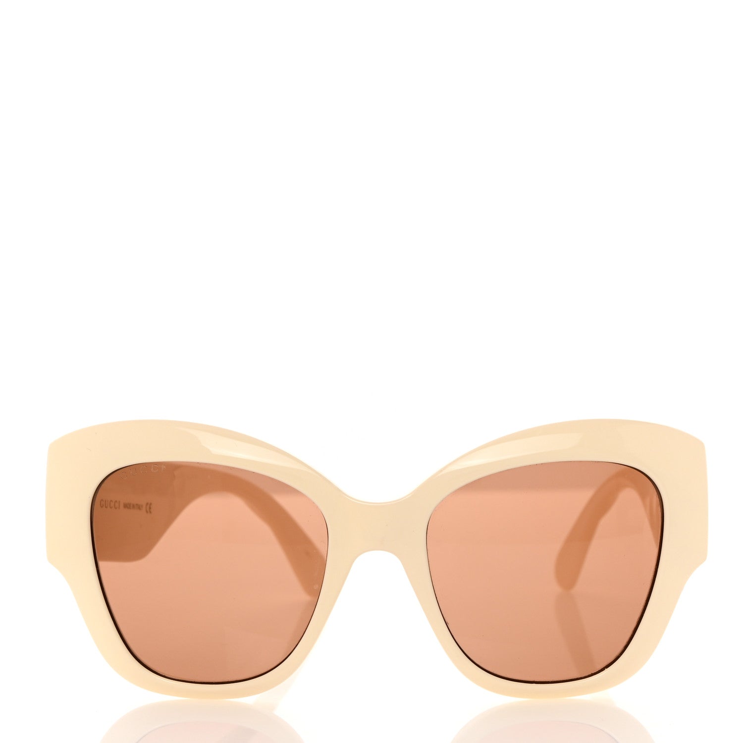 Gucci Acetate GG Butterfly Sunglasses GG0808S Ivory 2 of 8