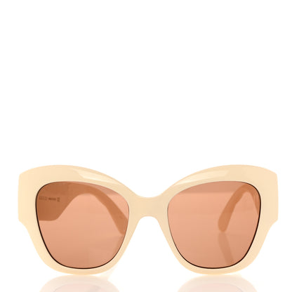 Gucci Acetate GG Butterfly Sunglasses GG0808S Ivory 2 of 8