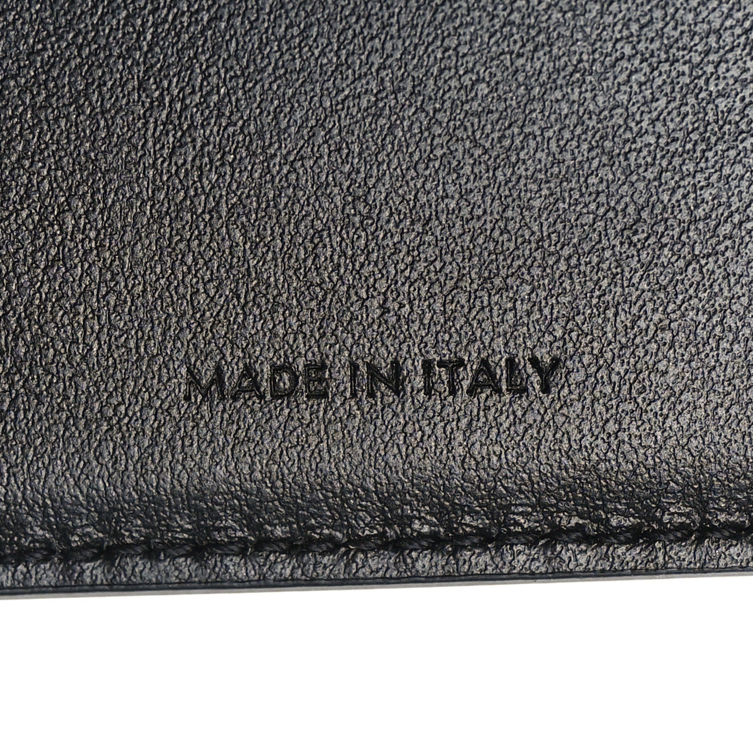 Celine Calfskin Compact Triomphe Wallet With Coin Purse Black 8 of 11