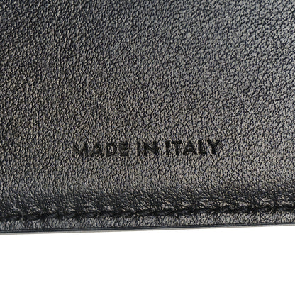 Celine Calfskin Compact Triomphe Wallet With Coin Purse Black 8 of 11