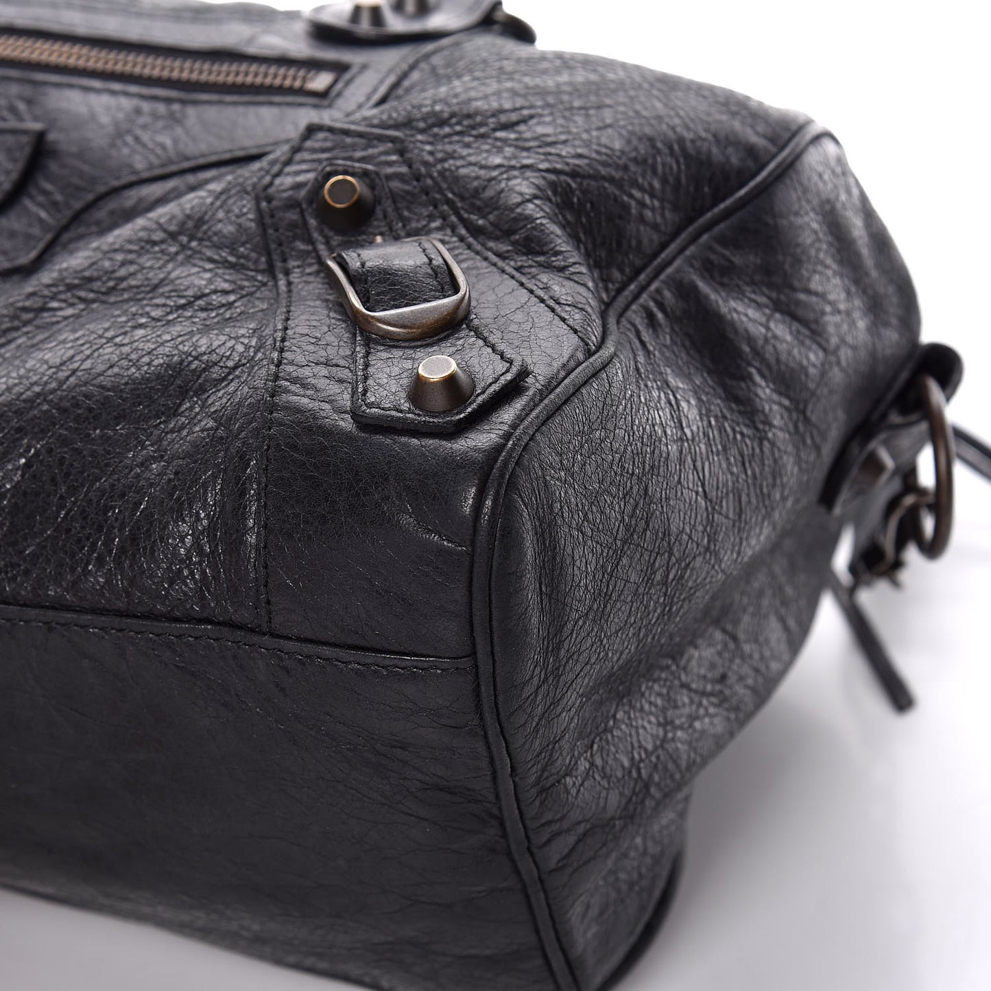 Agneau Classic Hardware Twiggy Black