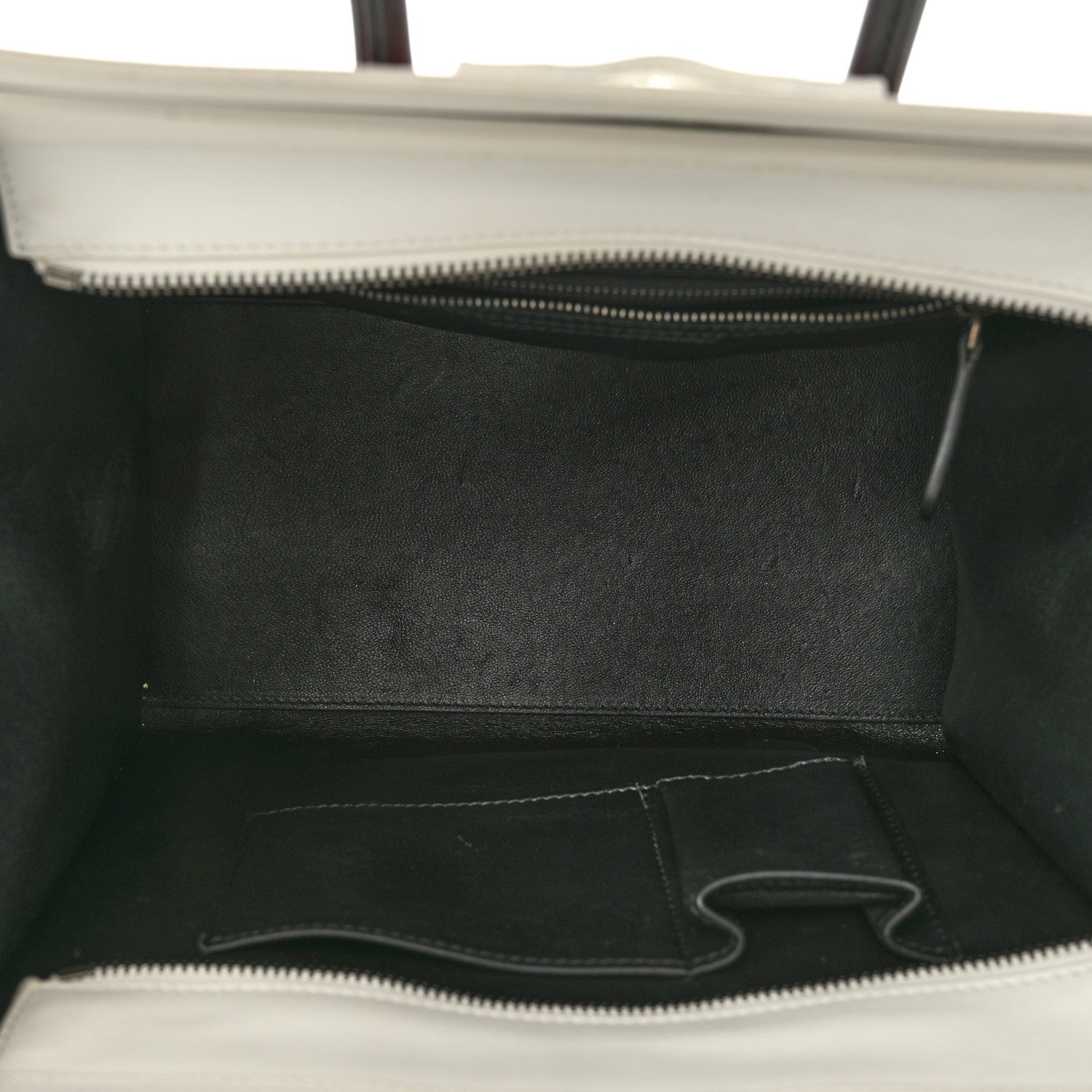 Celine Smooth Calfskin Mini Tri-Color Luggage Vermillion 4 of 11