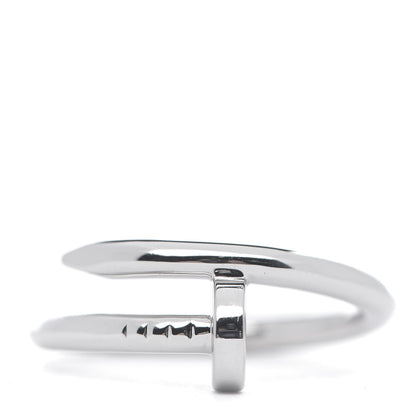 Cartier 18K White Gold Juste Un Clou Ring 62 10 1 of 5