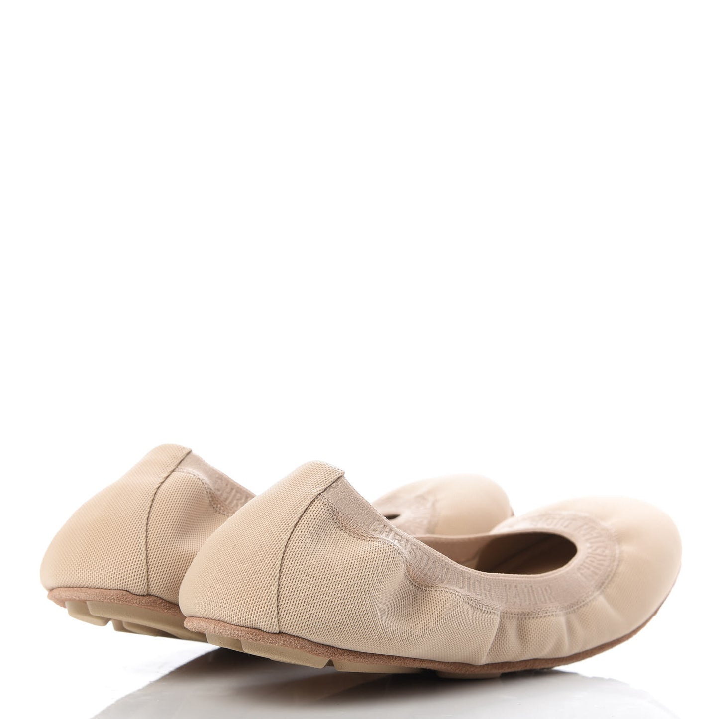 Micro Resille Academy Ballerina Flats 38 Nude