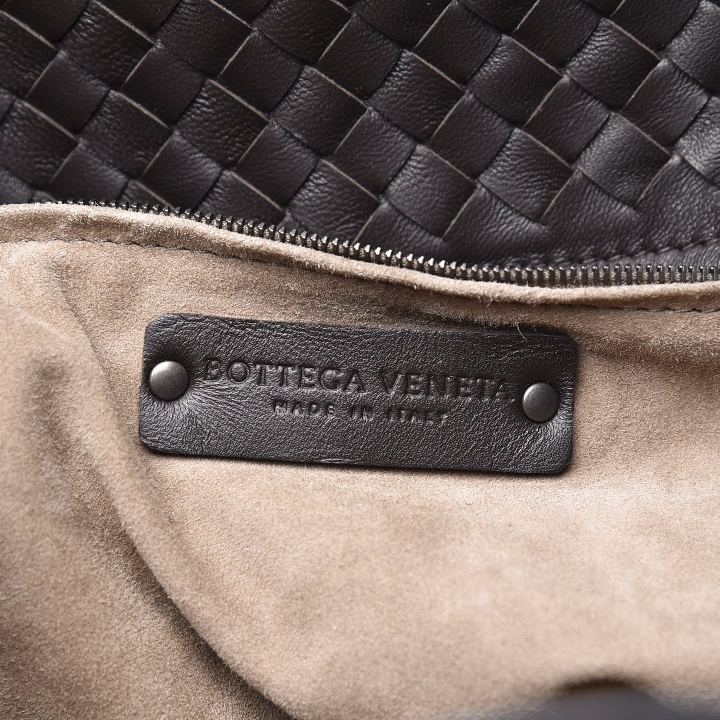 Nappa Intrecciato Large Seamless Tote Espresso