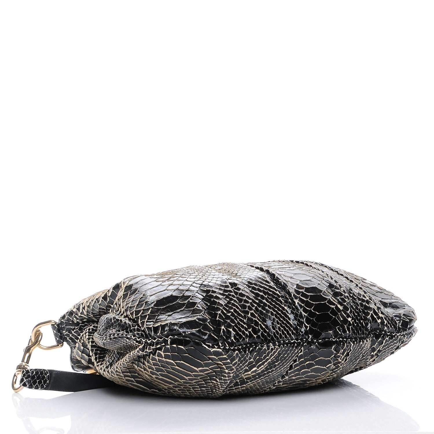 Gucci Python Medium Hysteria Top Handle Bag Black 4 of 8