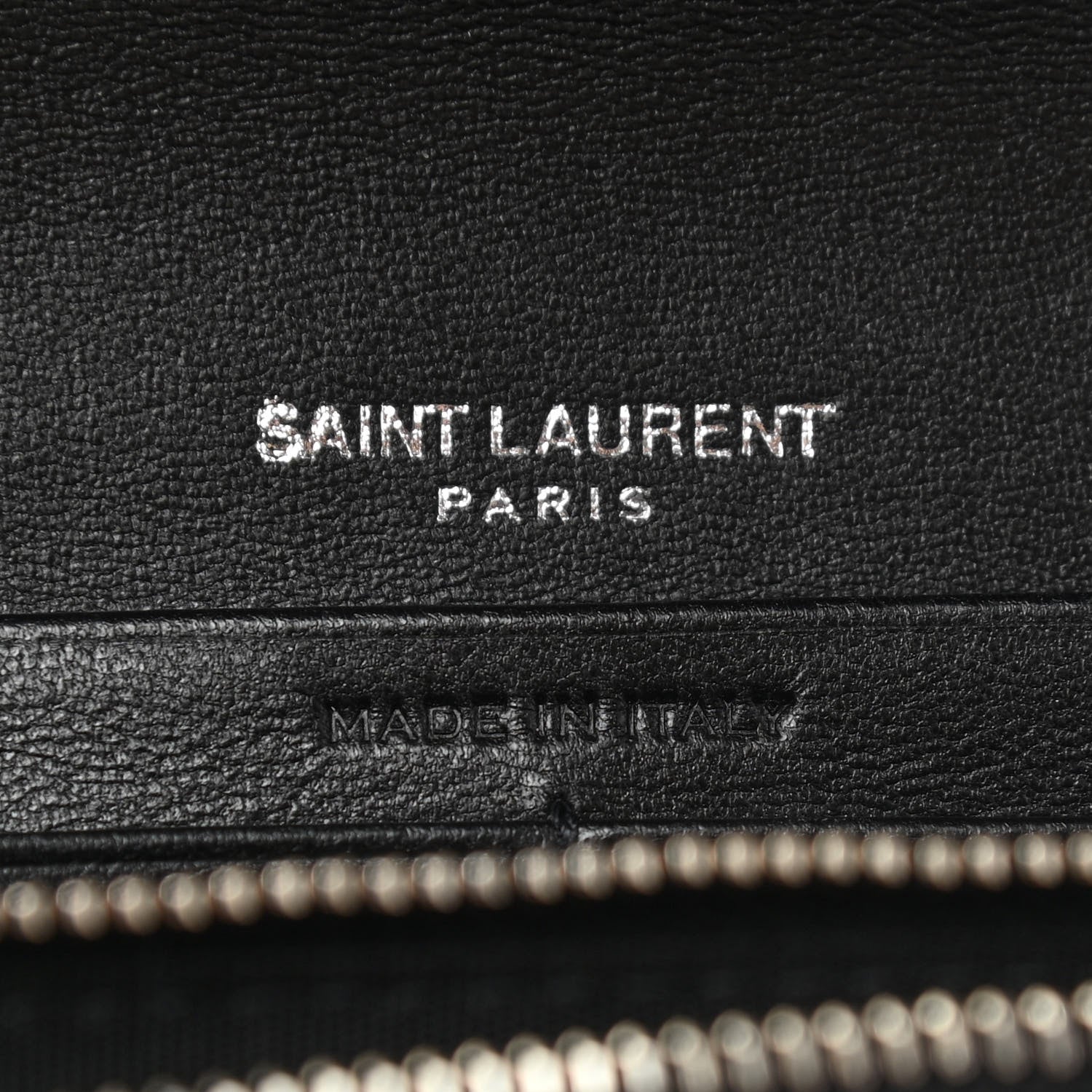 Saint Laurent Lambskin Y Quilted Monogram Large Loulou Flap Wallet Black 6 of 7