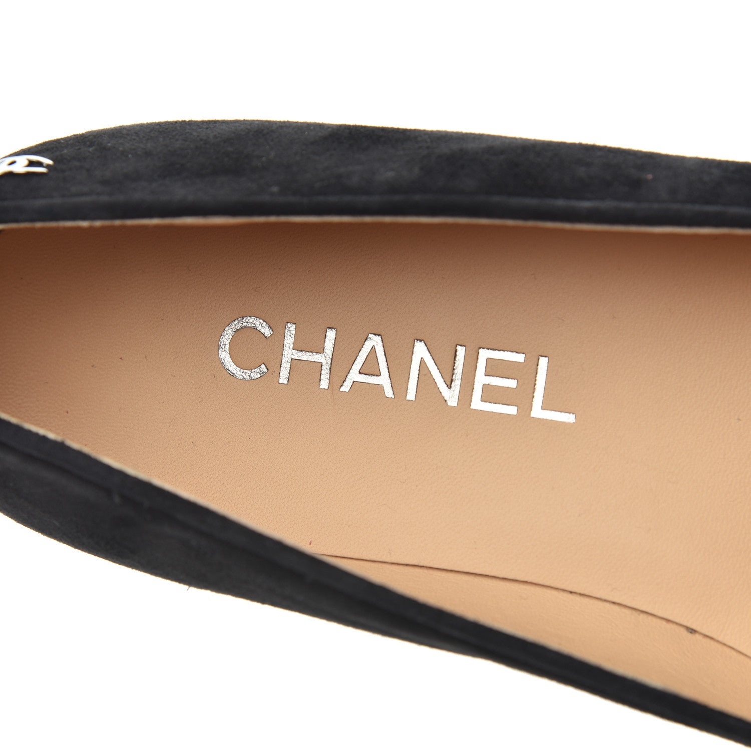 Chanel Suede Cap Toe Chain Moccasin Loafers 39 Black 7 of 12