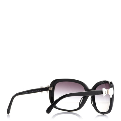 Chanel CC Bow Sunglasses 5171 Black White 4 of 8