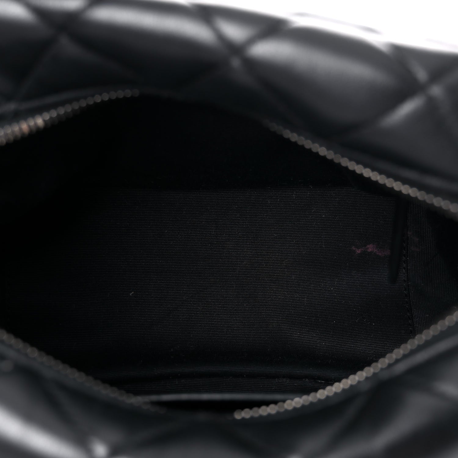 Saint Laurent Calfskin Y Quilted Monogram Small Loulou Bowling Bag Black 5 of 14