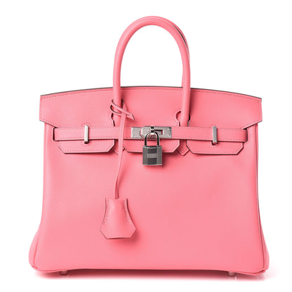 Hermes Swift Birkin 25 Rose Azalee 1 of 34