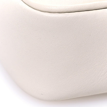Gucci Calfskin Matelasse Super Mini GG Marmont Shoulder Bag White 8 of 10