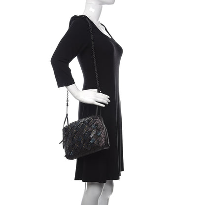Bottega Veneta Nappa Intrecciato Fringe Studded Nodini Crossbody Messenger Multicolor 2 of 11
