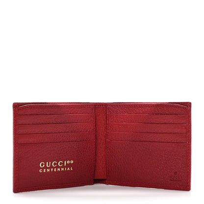 Gucci Canvas Calfskin 100 Centennial Music Wallet Multicolor 5 of 8