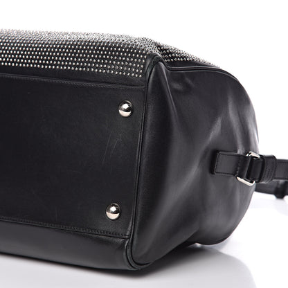 Saint Laurent Calfskin Studded Classic Duffle 6 Black 8 of 17