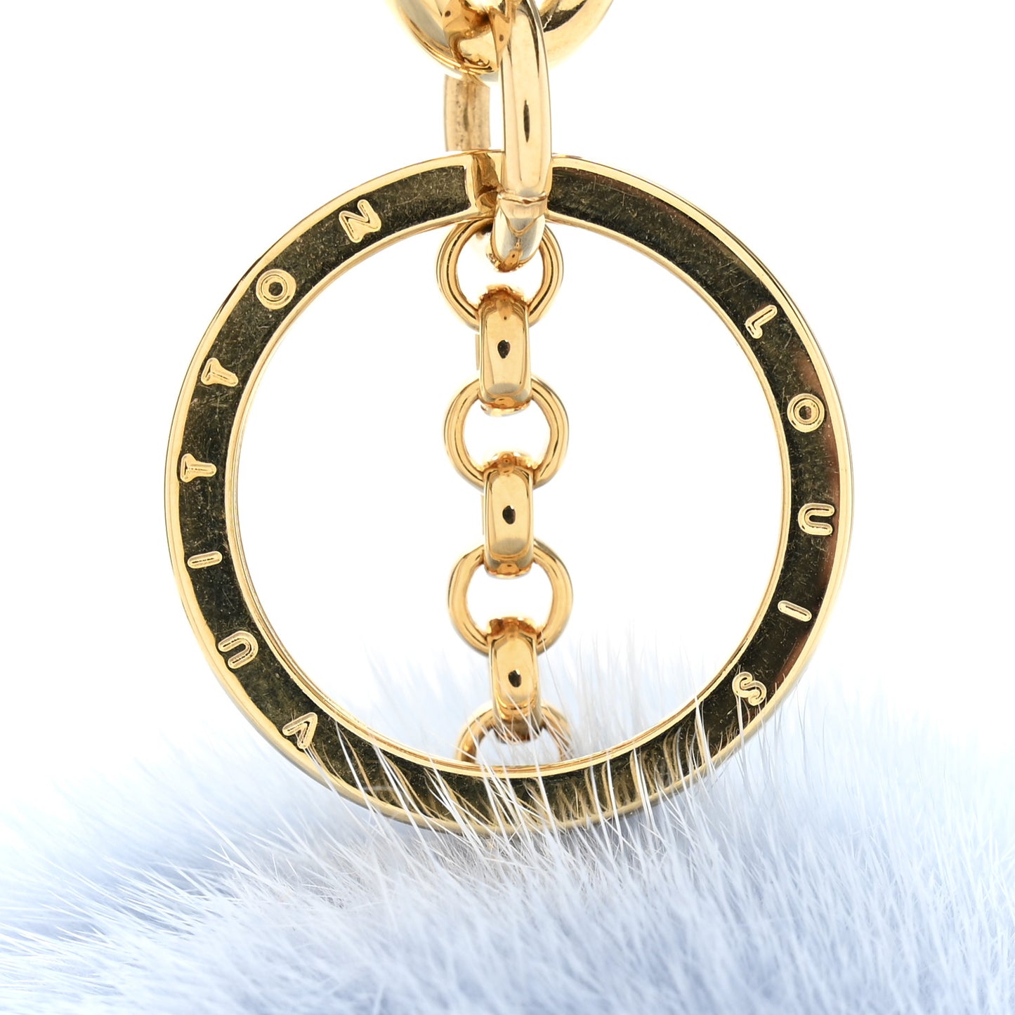 Mink Fur Fun Fair Big Wheel Bag Charm Key Holder