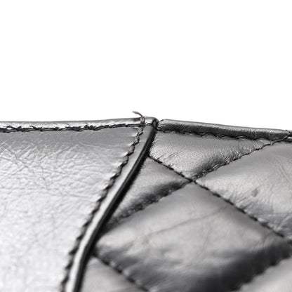 Chanel Aged Calfskin Quilted Gabrielle Wallet On Chain WOC Black 11 of 12