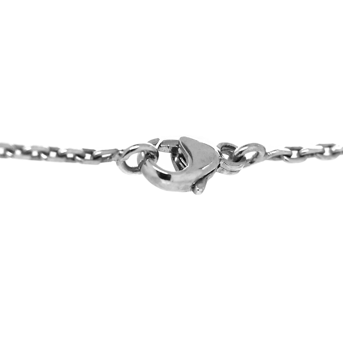 Palladium Pop H Pendant Necklace Rose Dragee