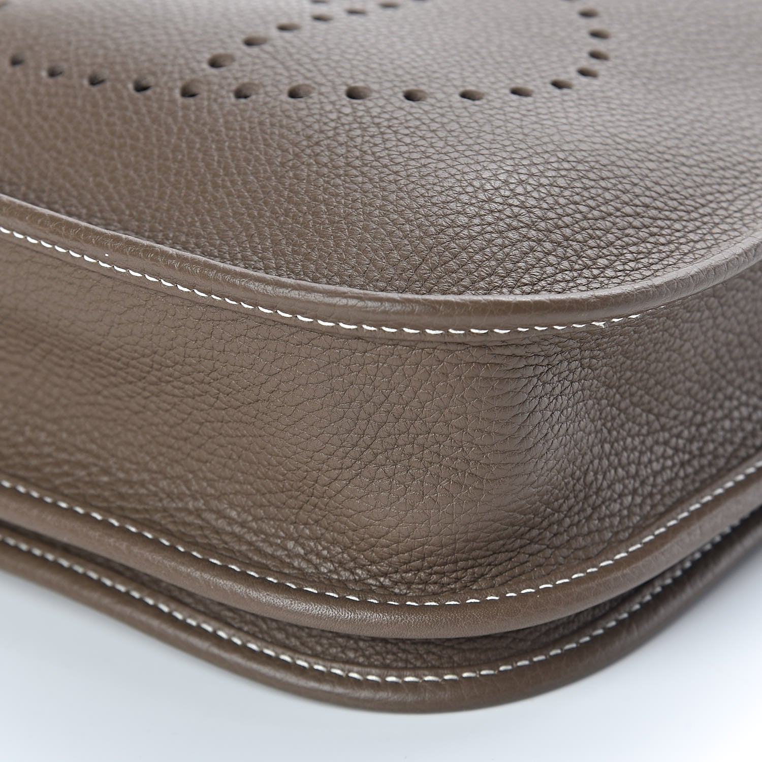 Hermes Taurillon Clemence Evelyne III PM Etoupe 11 of 13