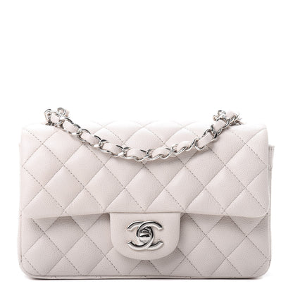 Chanel Caviar Quilted Mini Rectangular Flap Ivory 1 of 10