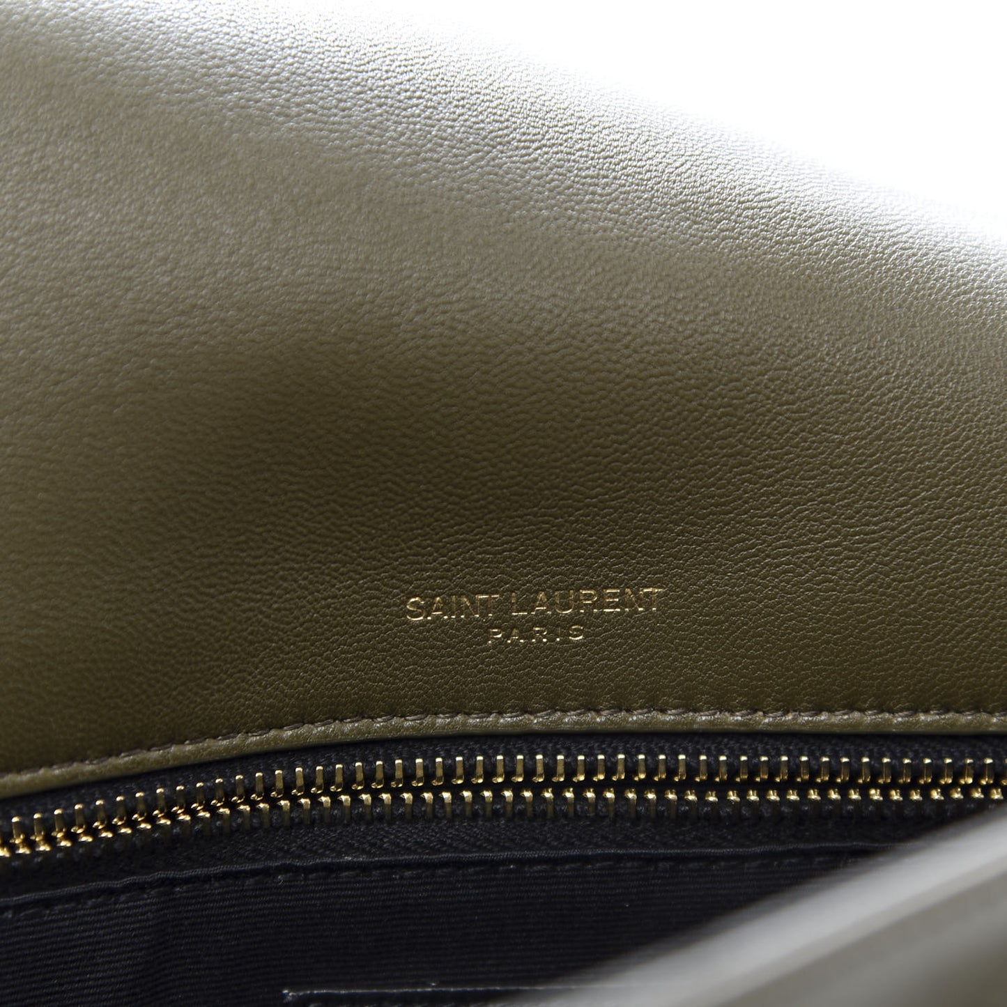 Calfskin Matelasse Monogram Medium Niki Chain Satchel Olive
