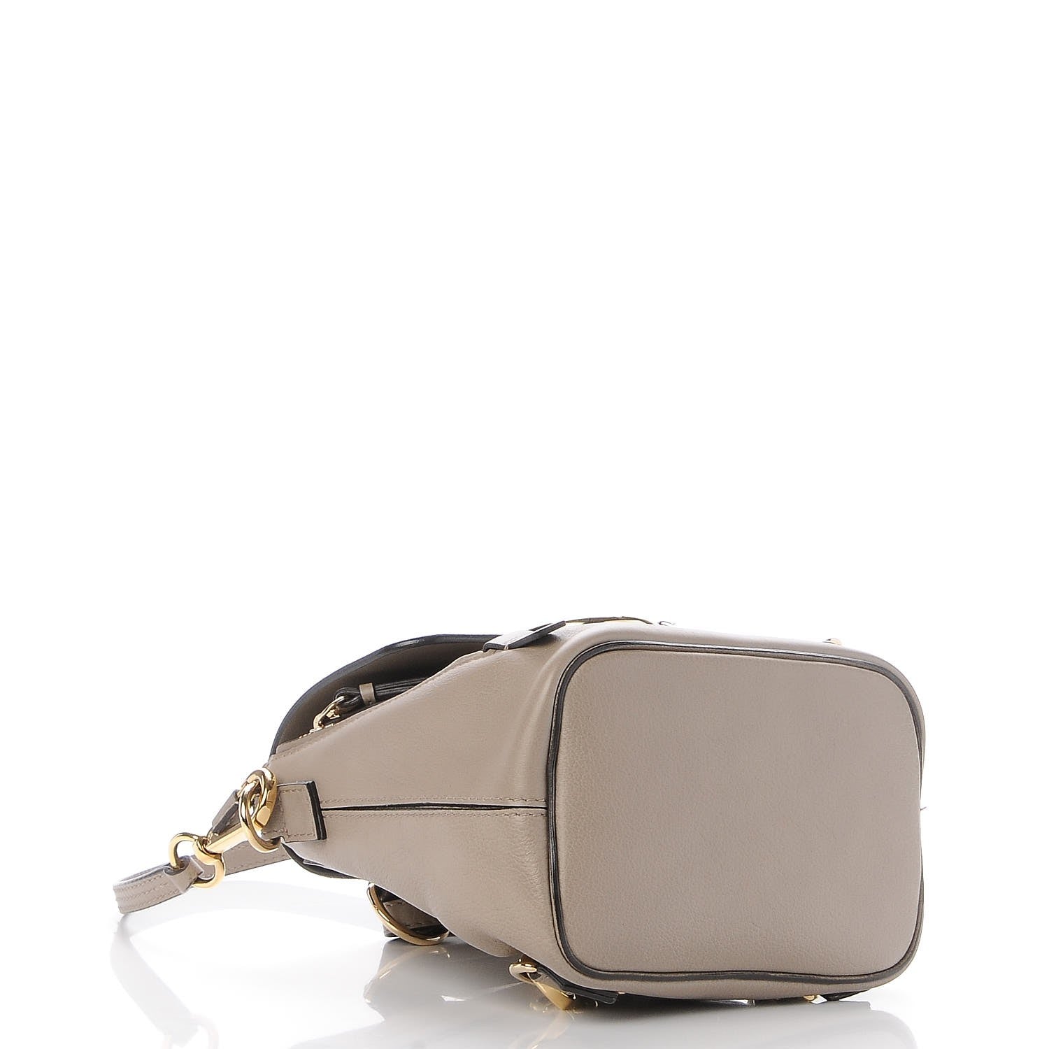 Chloe Suede Calfskin Mini Faye Backpack Motty Grey 4 of 7