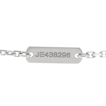 Van Cleef & Arpels 18K White Gold Diamond Vintage Alhambra Pendant Necklace 5 of 5
