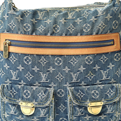 Louis Vuitton Denim Baggy GM Blue 8 of 11