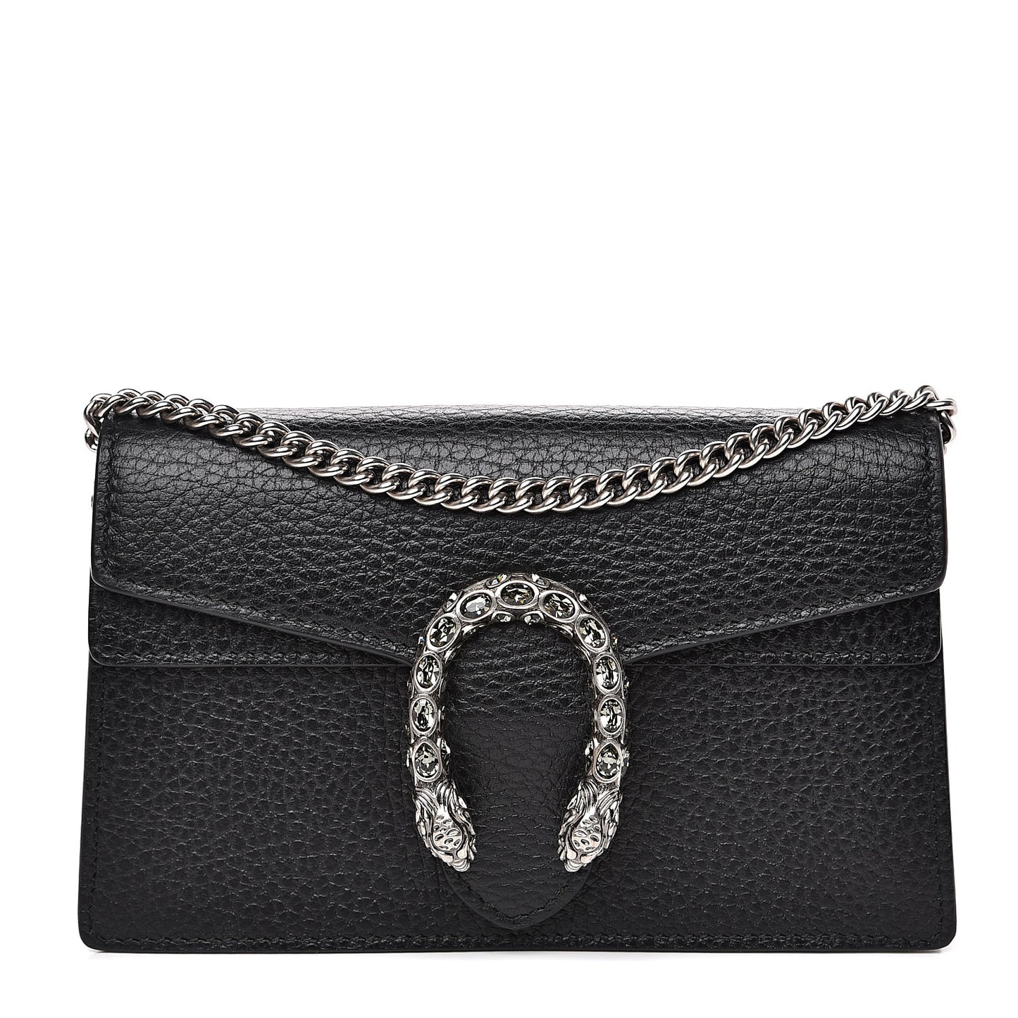 Calfskin Super Mini Dionysus Shoulder Bag Black
