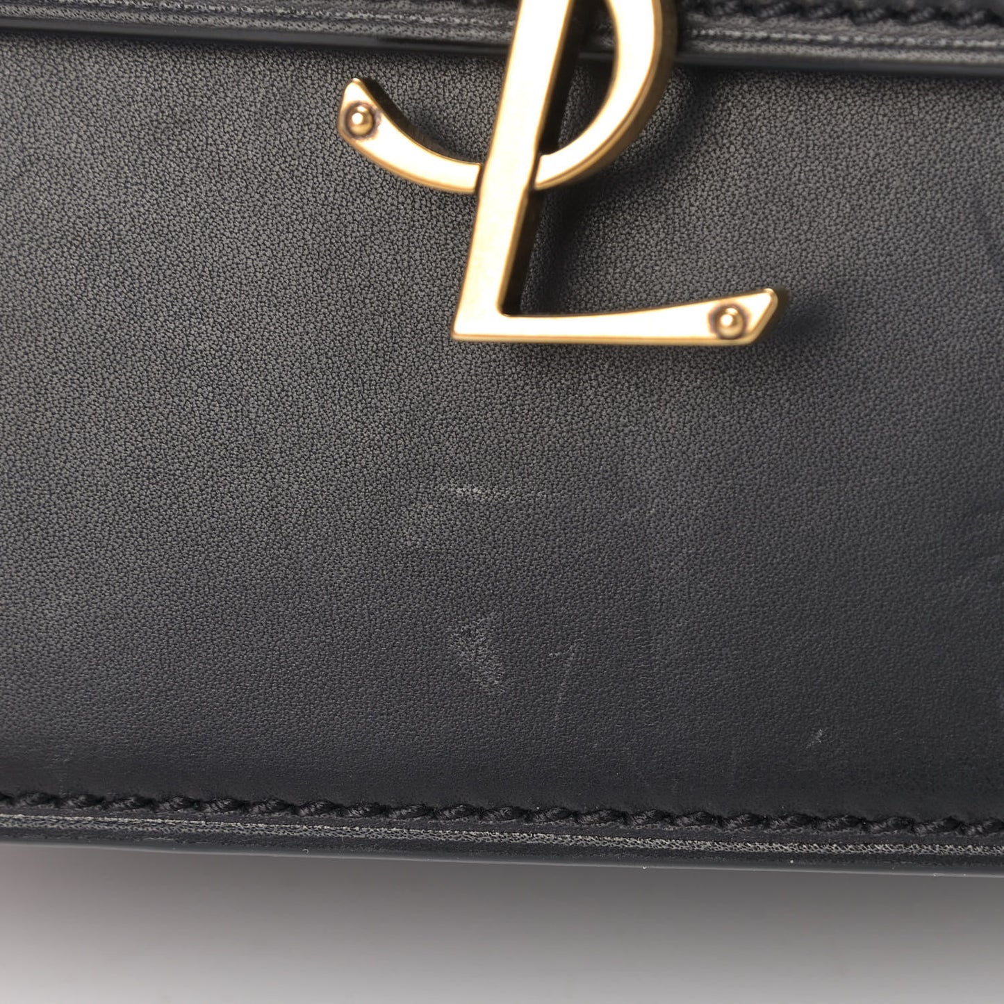 Smooth Calfskin North South Kaia Satchel Black