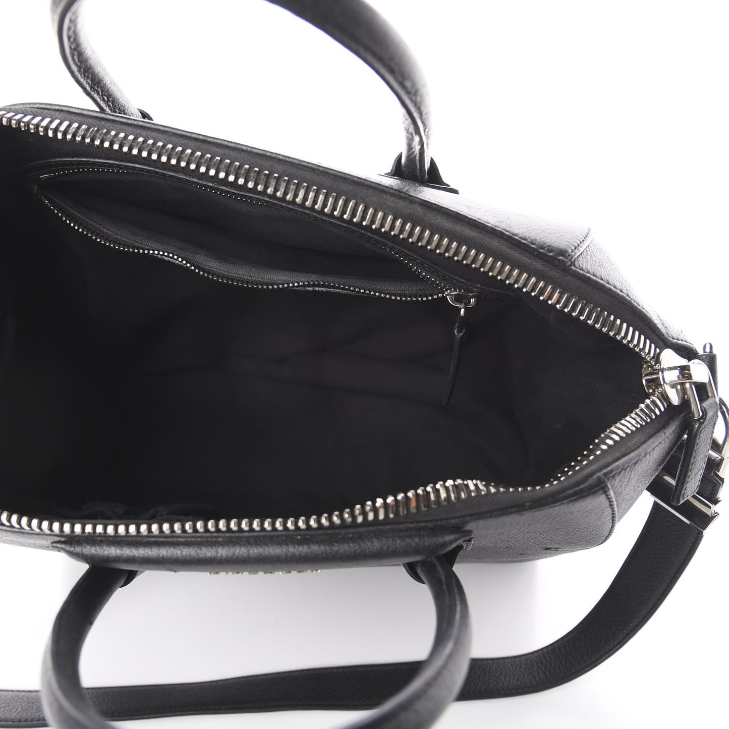 Sugar Goatskin Medium Antigona Black