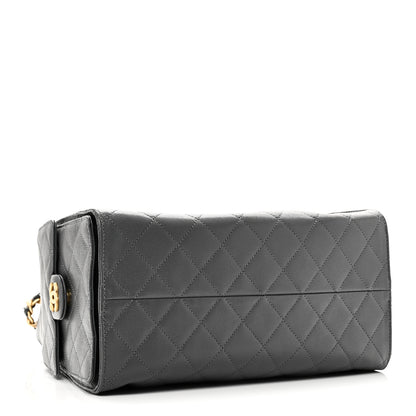 Chanel Caviar Quilted Medium Chanel 25 Handbag Dark Grey 5 of 12