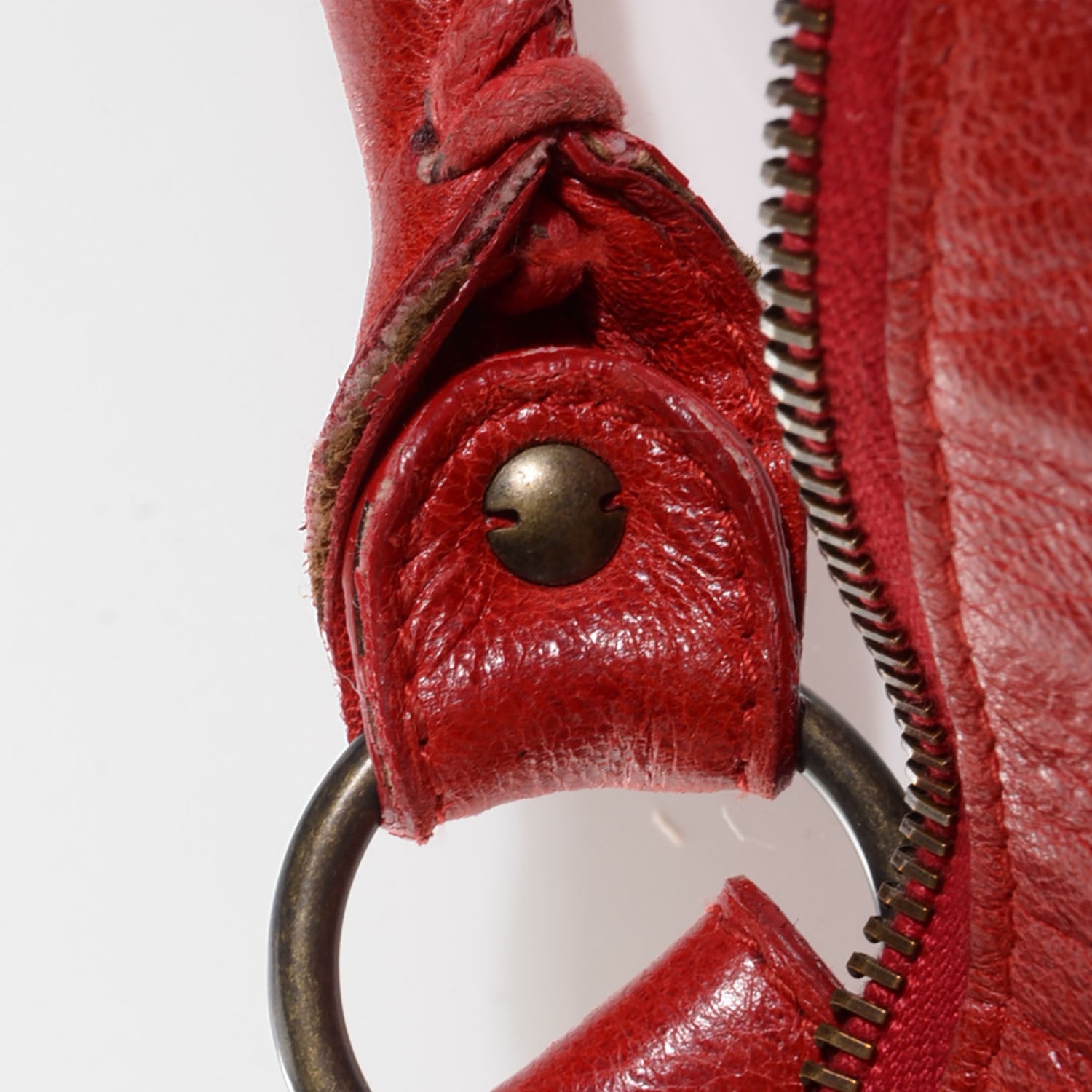 Balenciaga Chevre Classic Hardware Day Hobo Rouge Vermillon 12 of 12